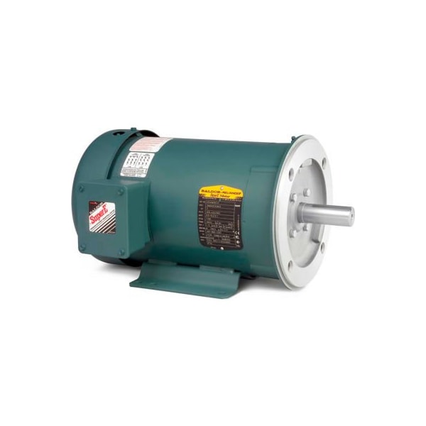 Baldor-Reliance Motor CEUHM3611T, 3HP, 1760RPM, 3PH, 60HZ, 182TC, 3628M, TEFC, F1